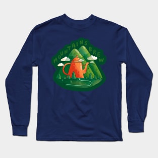 Mountains Brew Long Sleeve T-Shirt